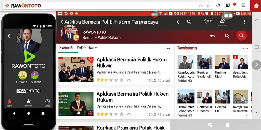 Tampilan antarmuka RAWONTOTO yang informatif dan modern.