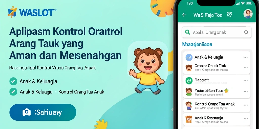 Tampilan antarmuka pengguna aplikasi Kontrol Orang Tua Anak.