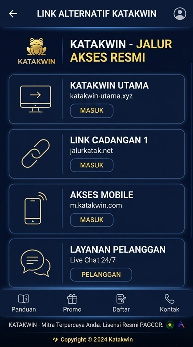 Halaman Link Alternatif Resmi Katakwin untuk Pengguna Android